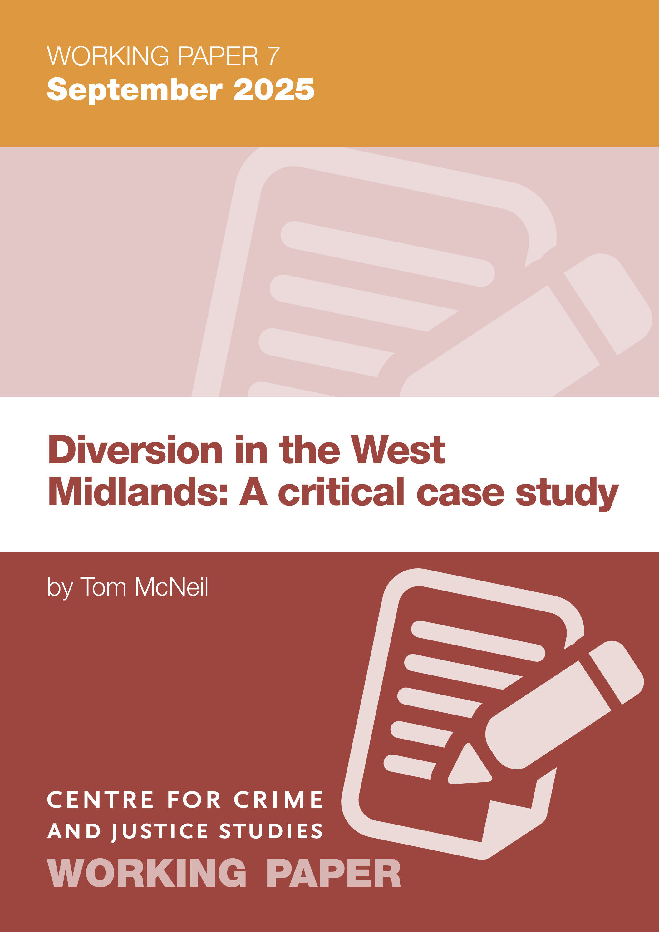 Diversion in the West Midlands cover page
