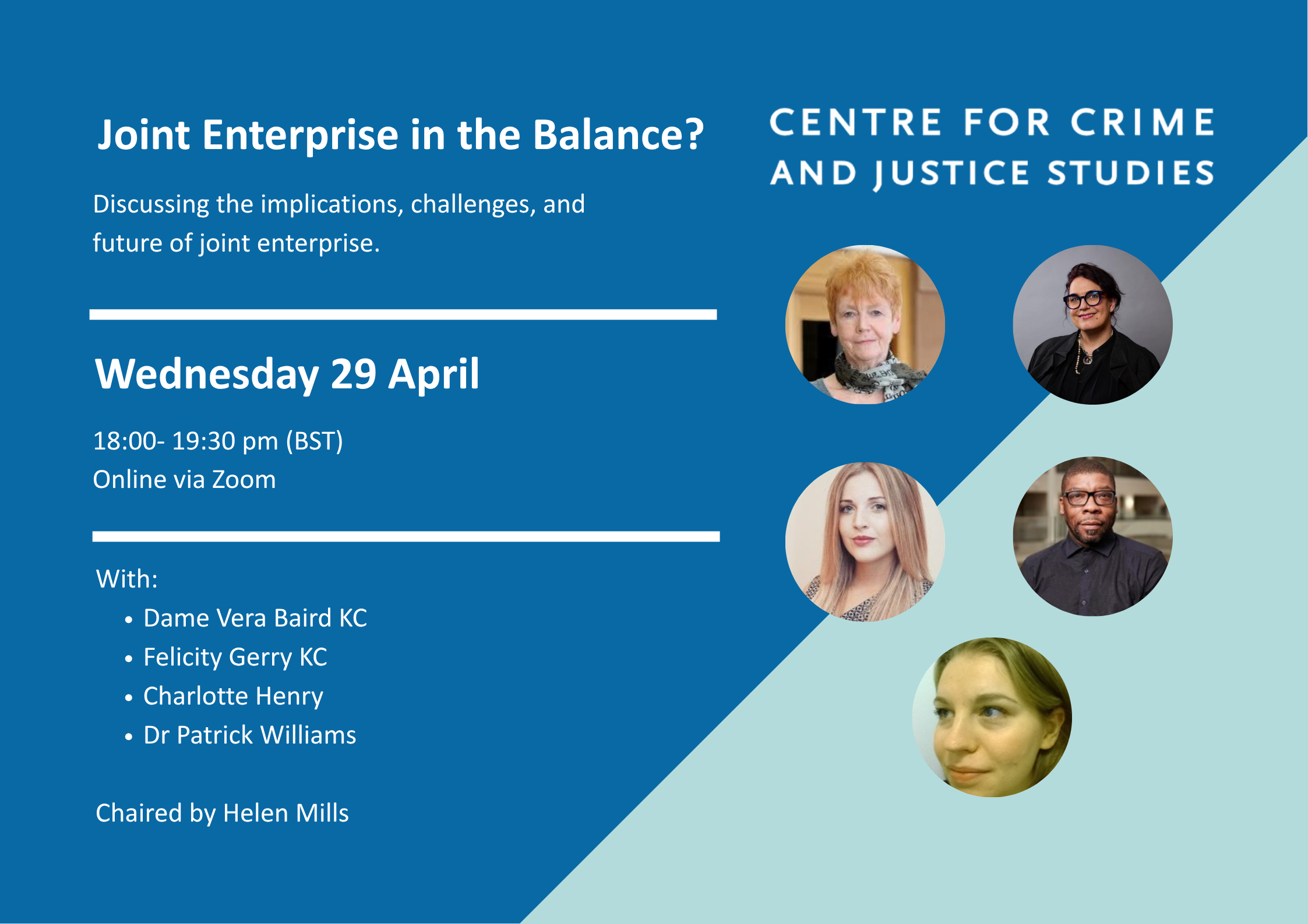 Justice Event Poster