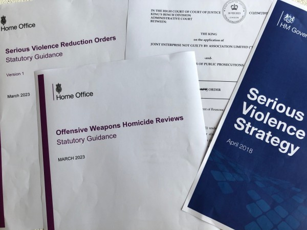 Image of Home Office document with SVRO on it