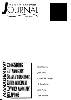 Prison Service Journal 86 cover