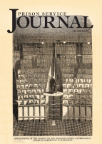 Prison Service Journal 285 cover features 19th century illustration showing the adult school in the chapel, on the separate system, at the Surrey House of Correction, Wandsworth