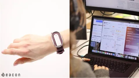 Beacon design on screen